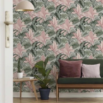 Superfresco Easy Vliesbehang Indra Wit/groen 112048 3 Superfresco Easy Vliesbehang Indra Wit/groen 112048 - Afbeelding 3