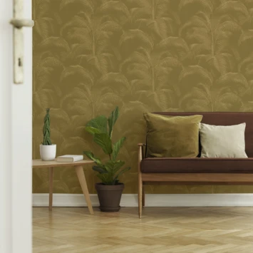 Superfresco Easy Vliesbehang Areca Oker 113317 2 Superfresco Easy Vliesbehang Areca Oker 113317 - Afbeelding 2