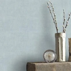 Superfresco Easy Vliesbehang Extra Breed Linnen Uni Met Glans Blauw (102376) -Superfresco Easy Winkel 123 1368