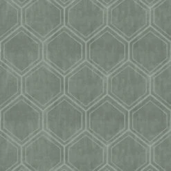 Superfresco Easy Vliesbehang Hexagon Groen 118149