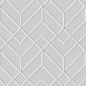 Superfresco Easy Vliesbehang Losanges Filaires Zilver (106155) 1 Superfresco Easy Vliesbehang Losanges Filaires Zilver (106155)