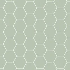 Superfresco Easy Vliesbehang Honingraat Groen 101811