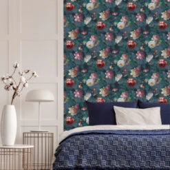 Superfresco Easy Vliesbehang Isabelle Donkerblauw (108623) -Superfresco Easy Winkel 123 496