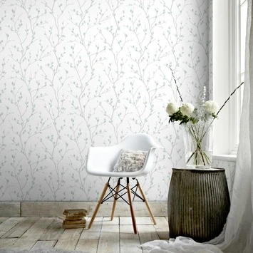 Superfresco Easy Vliesbehang Karma Wit-blauw 33-280 2 Superfresco Easy Vliesbehang Karma Wit-blauw 33-280 - Afbeelding 2