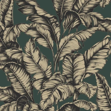 Superfresco Easy Vliesbehang Naomi Groen/goud 112050 1 Superfresco Easy Vliesbehang Naomi Groen/goud 112050