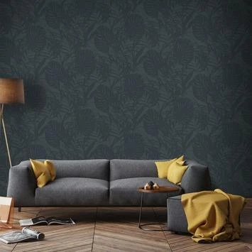 Superfresco Easy Vliesbehang Palm Blauw 105976 2 Superfresco Easy Vliesbehang Palm Blauw 105976 - Afbeelding 2