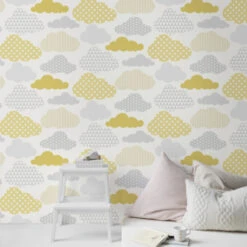 Superfresco Easy Vliesbehang Wolken Geel-grijs (108267) 8 Superfresco Easy Vliesbehang Wolken Geel-grijs (108267) -Superfresco Easy Winkel 123 92