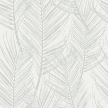 Superfresco Easy Vliesbehang Palm Wit-grijs 105964 1 Superfresco Easy Vliesbehang Palm Wit-grijs 105964