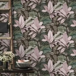 Superfresco Easy Vliesbehang Indra Groen/roze (dessin 106742) -Superfresco Easy Winkel 41 1097