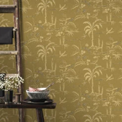 Superfresco Easy Vliesbehang Soraya Oker (dessin 113309) -Superfresco Easy Winkel 41 176