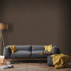 Superfresco Easy Vliesbehang Leer Blokken Bruin (dessin 103485) -Superfresco Easy Winkel 41 329