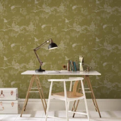 Superfresco Easy Vliesbehang Gaia Oker (dessin 113289) -Superfresco Easy Winkel 41 388