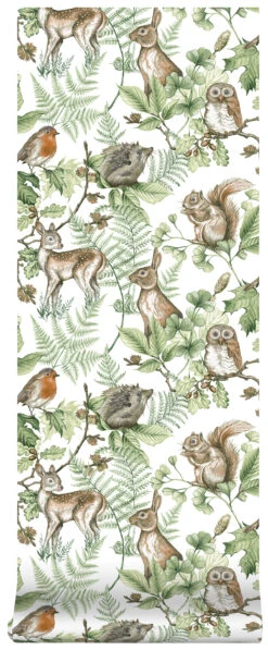 Superfresco Easy Vliesbehang Woodland Dieren Naturel (dessin 108569) -Superfresco Easy Winkel 41 47