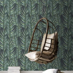Superfresco Easy Vliesbehang Palmen Blauw/groen (dessin 100558) -Superfresco Easy Winkel 41 601