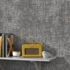 Superfresco Easy Vliesbehang Stof Zara Antraciet (dessin 105147) -Superfresco Easy Winkel 41 673