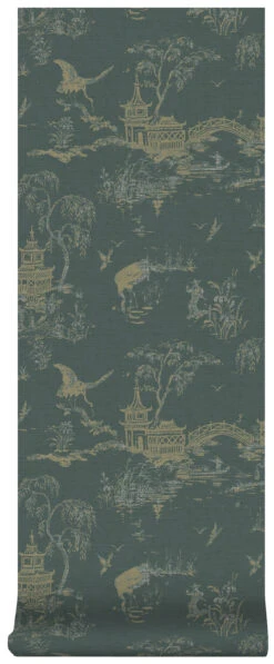 Superfresco Easy Vliesbehang Gaia Groen/blauw (dessin 113290) -Superfresco Easy Winkel 41 693