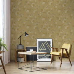 Superfresco Easy Vliesbehang Kimono Oker/goud (dessin 120960) -Superfresco Easy Winkel 41 725
