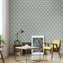 Superfresco Easy Vliesbehang Selena Donkergroen (dessin 106999) -Superfresco Easy Winkel 41 737