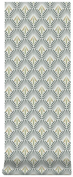 Superfresco Easy Vliesbehang Selena Donkergroen (dessin 106999) -Superfresco Easy Winkel 41 738