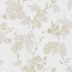 Superfresco Easy Vliesbehang Kimono Wit/goud (dessin 120951)