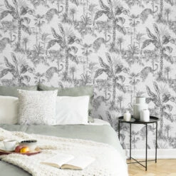 Superfresco Easy Vliesbehang Zanzibar Grijs (dessin 108598) -Superfresco Easy Winkel 41 879