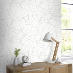 Superfresco Easy Vliesbehang Innocence Wit Mica (dessin 33-275) -Superfresco Easy Winkel 41 897