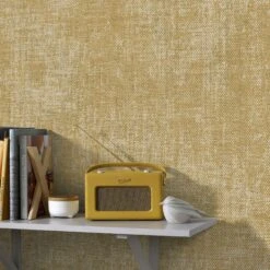 Superfresco Easy Vliesbehang Stof Zara Oker (dessin 105144) -Superfresco Easy Winkel 41 962