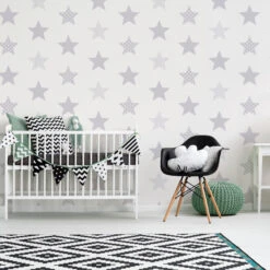 Superfresco Easy Vliesbehang Superster Zilver (dessin 100111) -Superfresco Easy Winkel 41 980