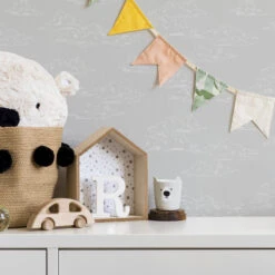 Superfresco Easy Vliesbehang Vintage Wolk Grijs (dessin 108555) -Superfresco Easy Winkel 41 986